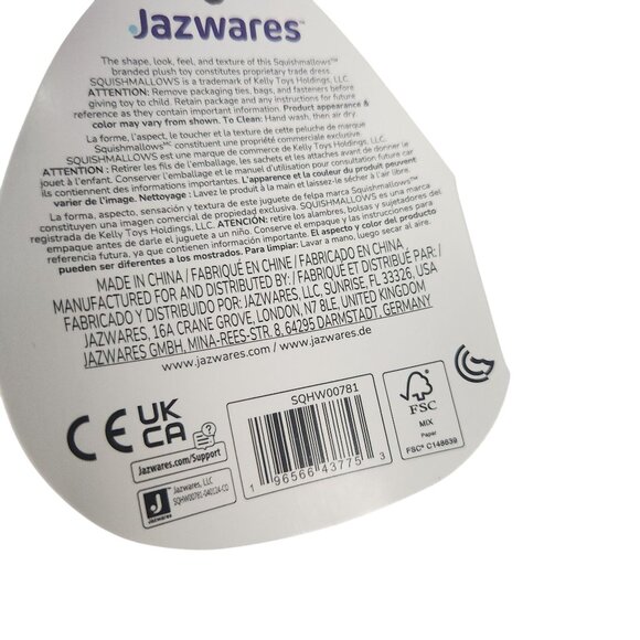 Squishmallows Voodie Purple Witch Plush Halloween Toy Jazwares 4" w/ Cat Box NWT - Picture 6 of 10